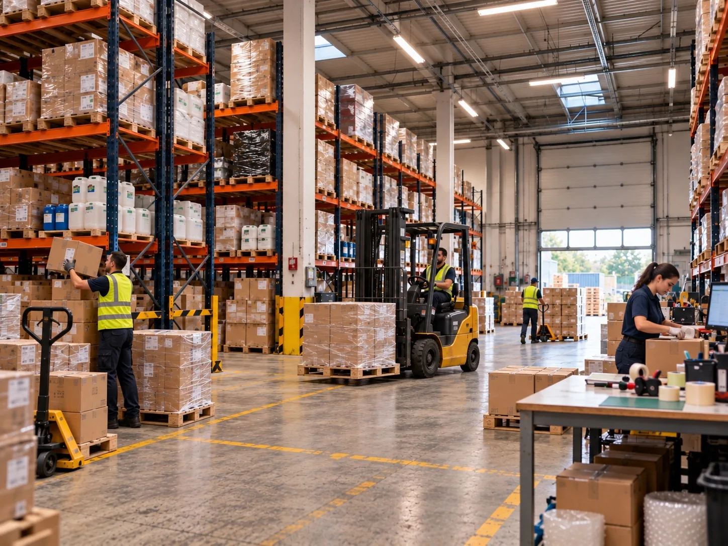 Handling and warehouse equipment